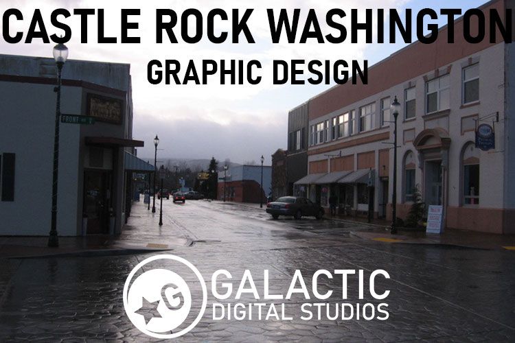 Castle Rock Washington graphic design