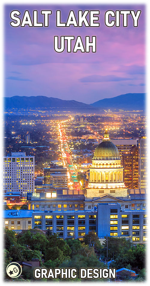 Salt Lake City Utah graphic design