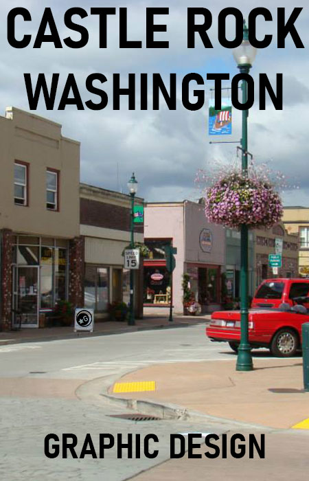 Castle Rock Washington graphic design