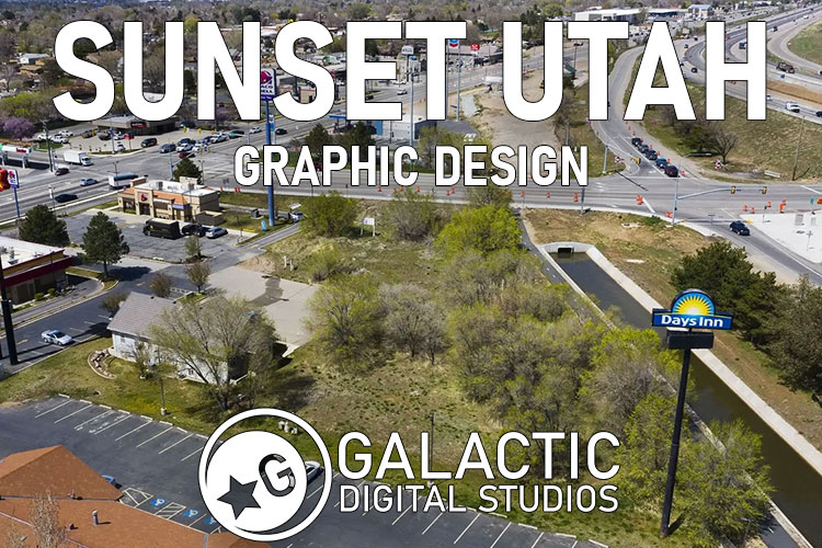 Sunset Utah graphic design