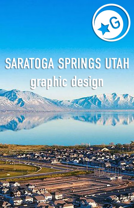 Saratoga Springs Utah graphic design