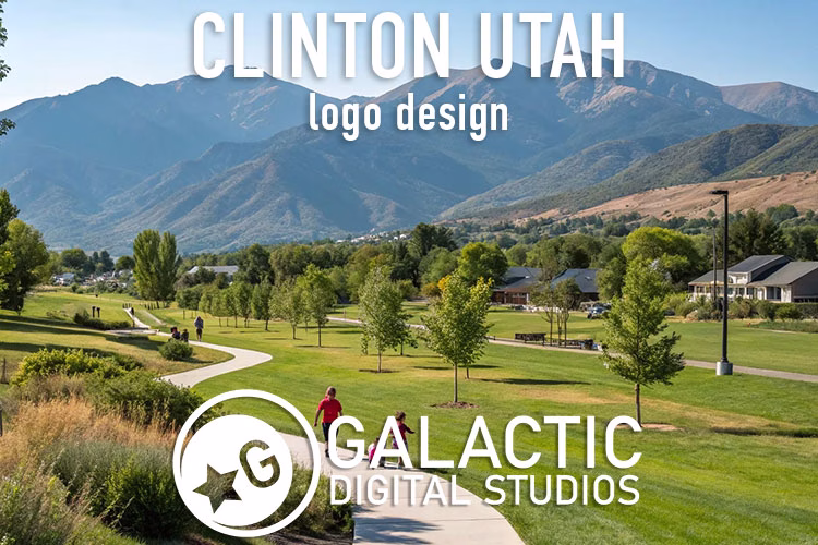 Clinton Utah logo design