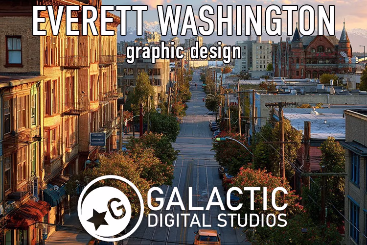 Everett Washington graphic design